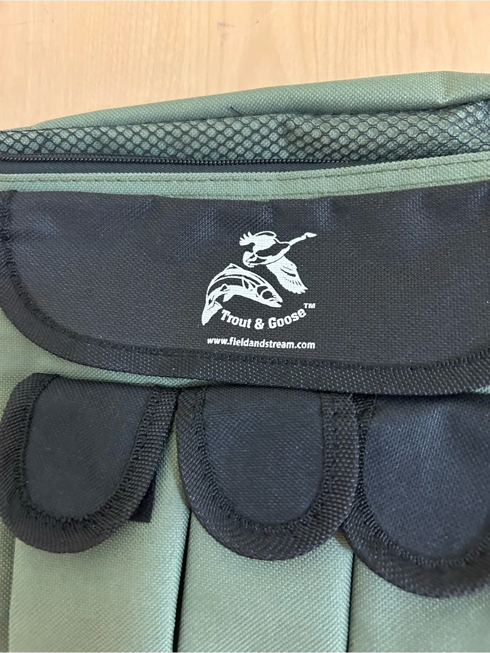 Field & Stream Olive Green and Black Men’s Messenger Bag with Front Pouches
